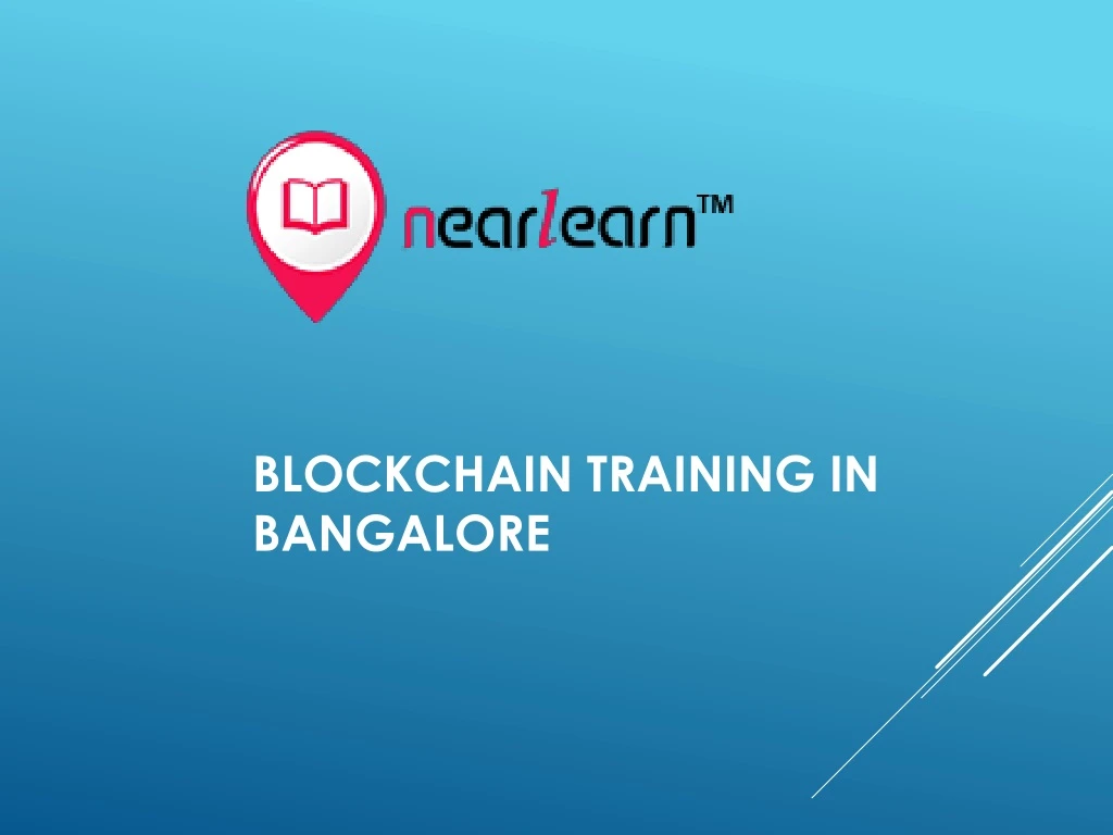 blockchain training in bangalore