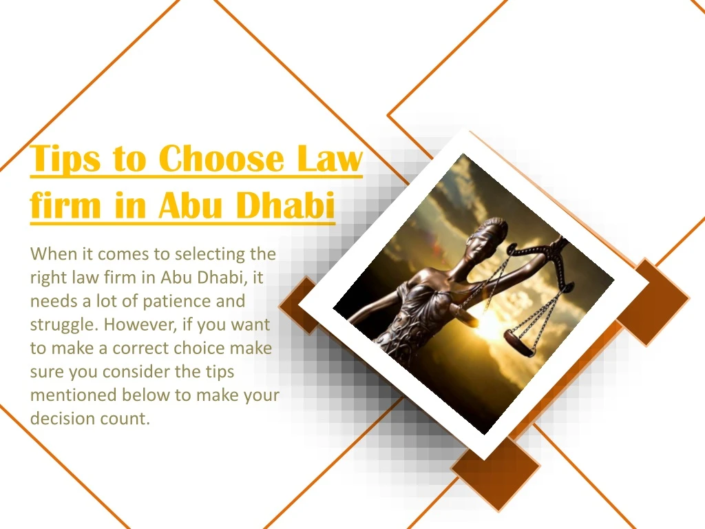 tips to choose law firm in abu dhabi