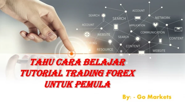 Belajar Tutorial Trading Forex Untuk Pemula