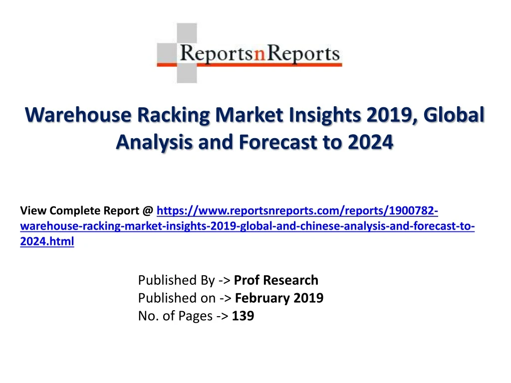 warehouse racking market insights 2019 global