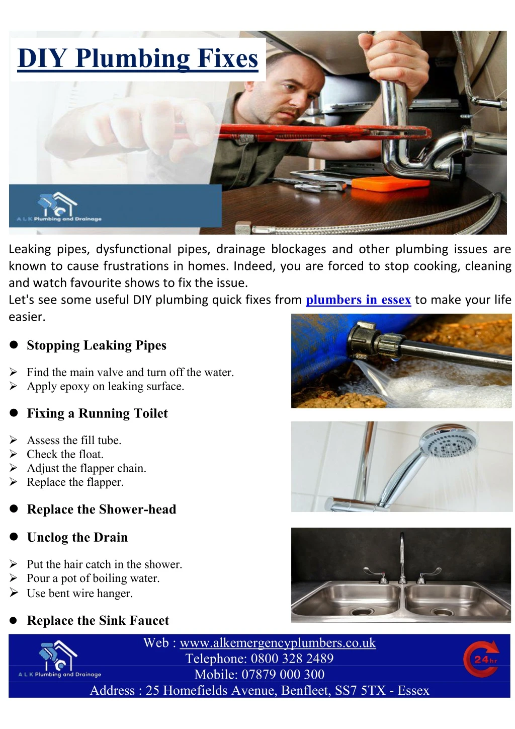 diy plumbing fixes