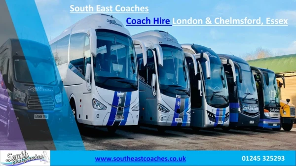 Coach Hire in London, Chelmsford and Essex
