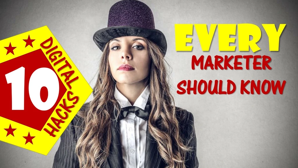every marketer marketer should know should know