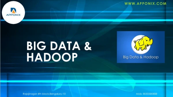 Big Data Hadoop Training in Bangalore