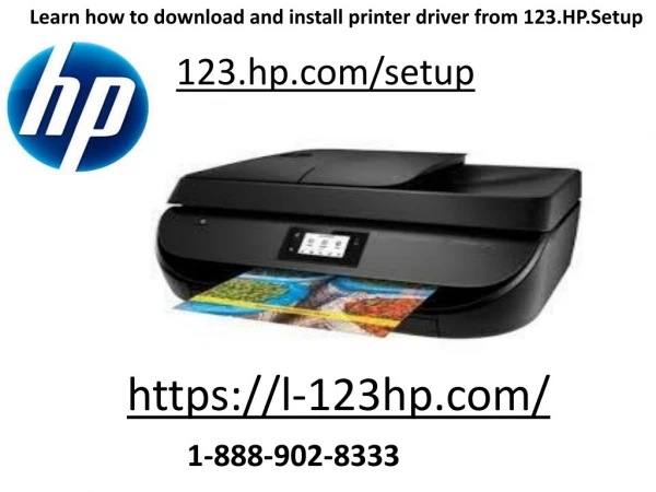 Learn how to download and install printer driver from 123.HP.Setup