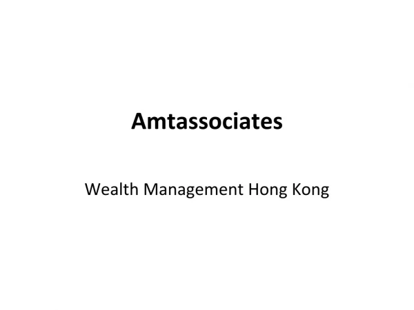 Amt Associates | Wealth Management