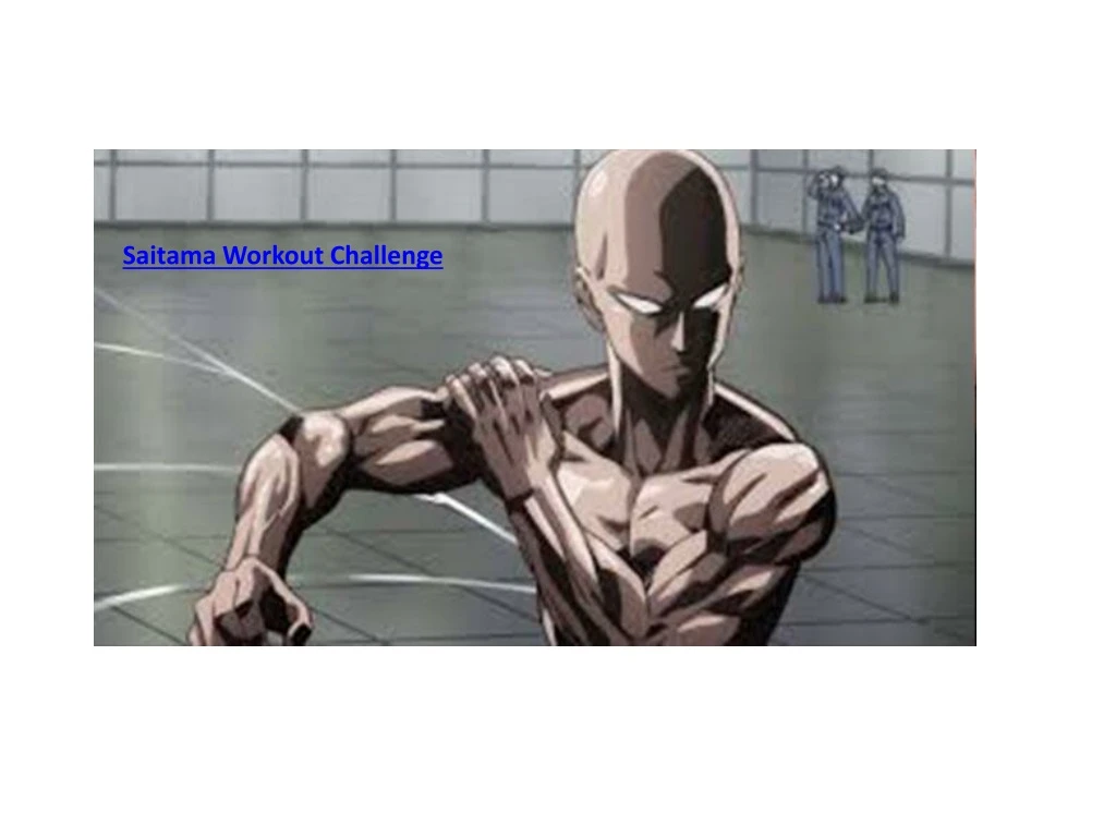 saitama workout challenge