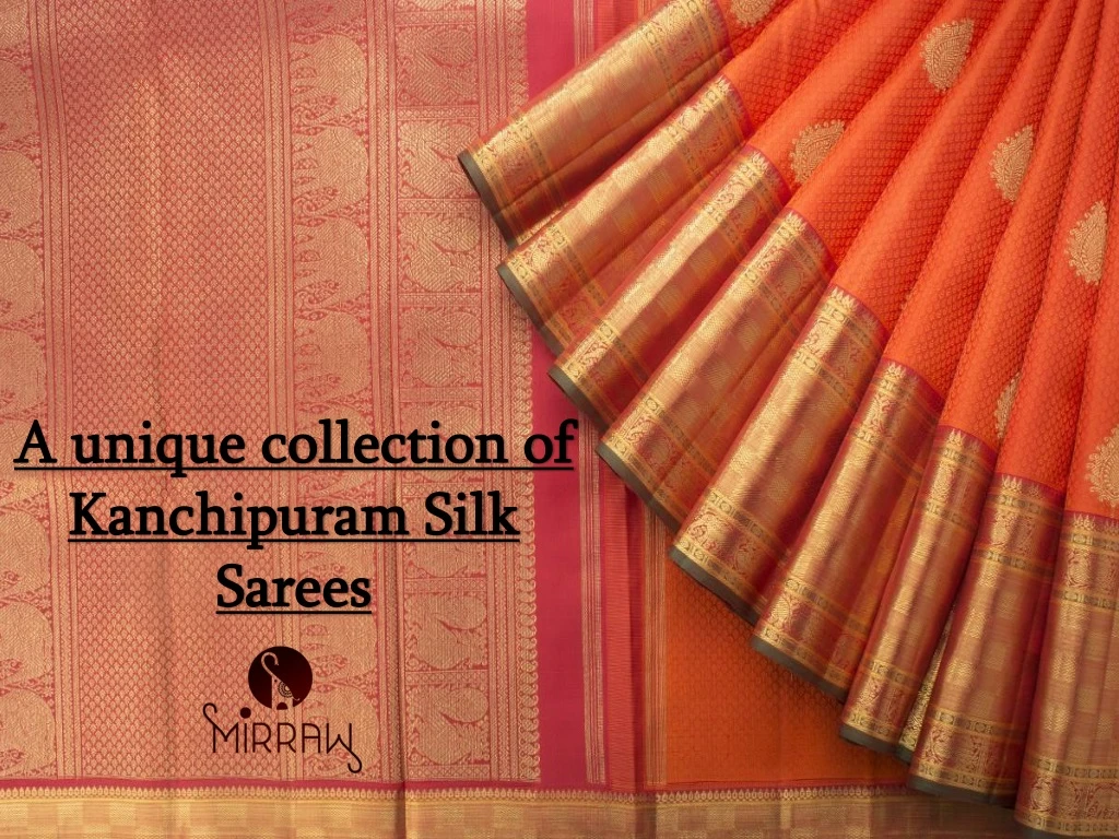 a unique collection of kanchipuram silk sarees
