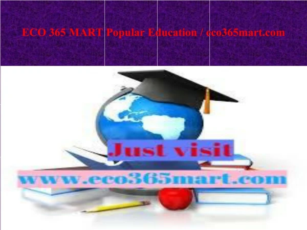 ECO 365 MART Popular Education / eco365mart.com