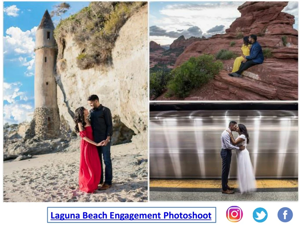 laguna beach engagement photoshoot