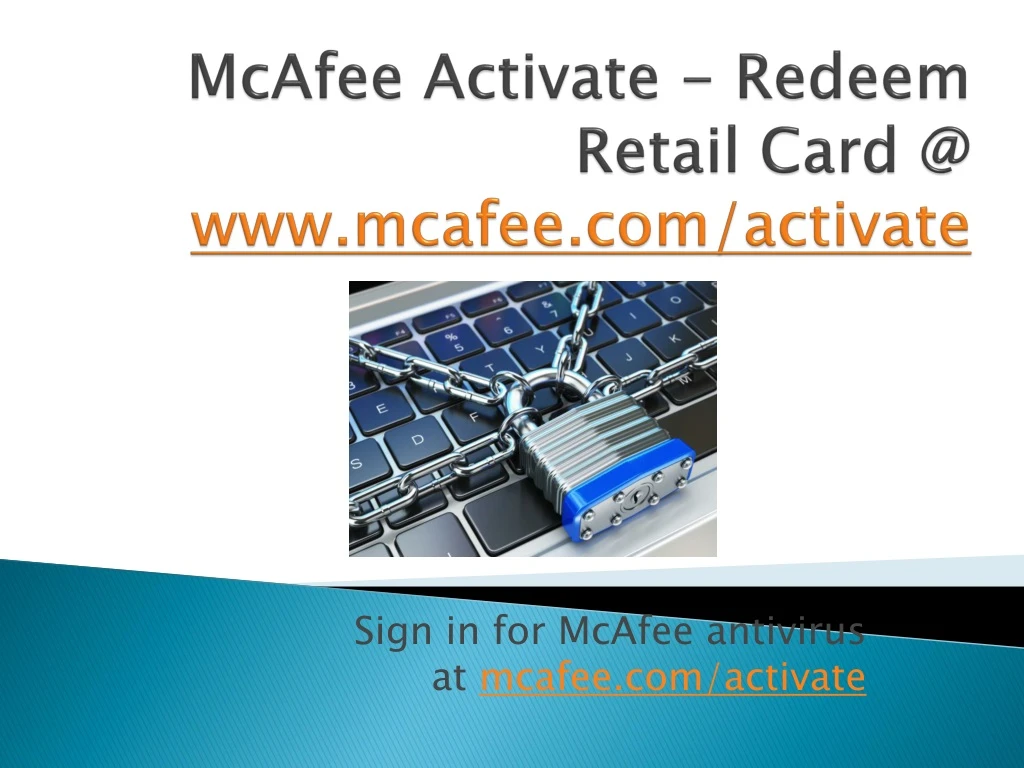 mcafee activate redeem retail card @ www mcafee com activate