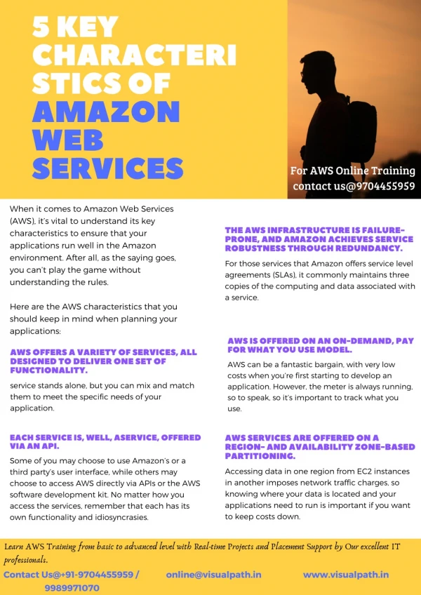5 KEY CHARACTERISTICS OF AMAZON WEB SERVICES
