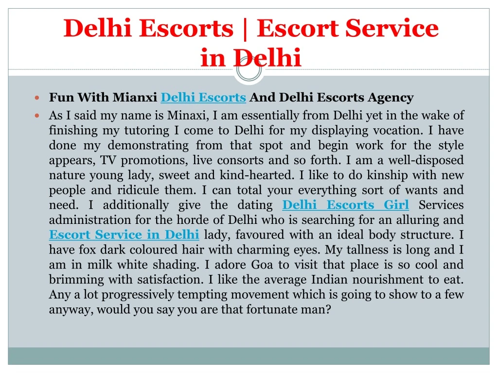 delhi escorts escort service in delhi