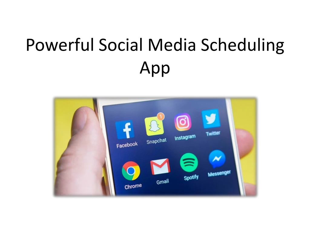 powerful social media scheduling app