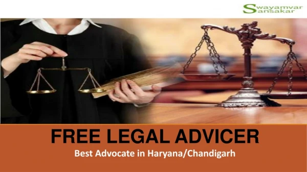 Best Advocate in Haryana/Chandigarh