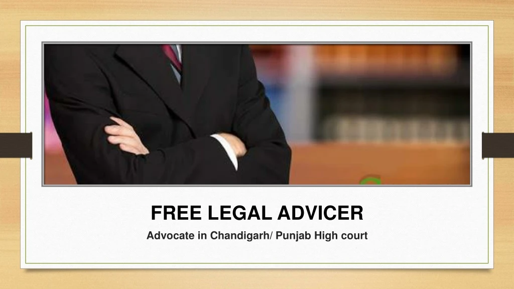 free legal advicer