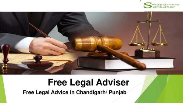 Free Legal Advice in Chandigarh/ Punjab