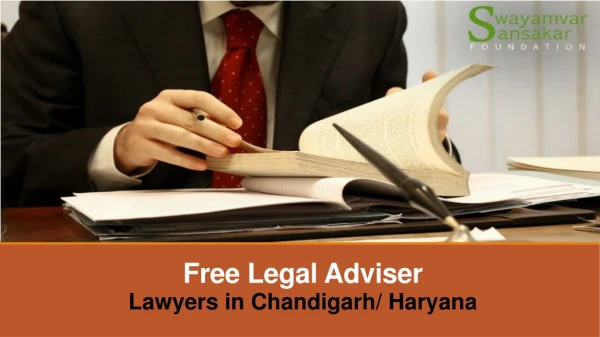 Lawyers in Chandigarh/ Haryana