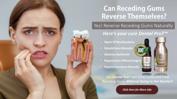 Can You Reverse Receding Gums Naturally