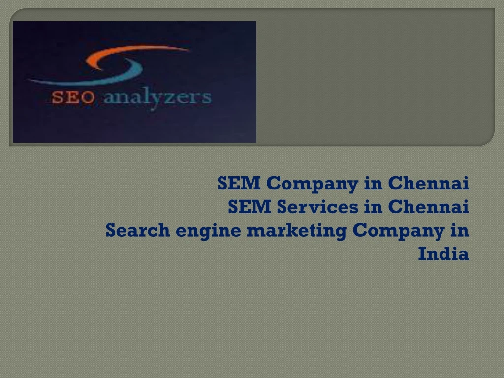 sem company in chennai sem services in chennai search engine marketing company in india
