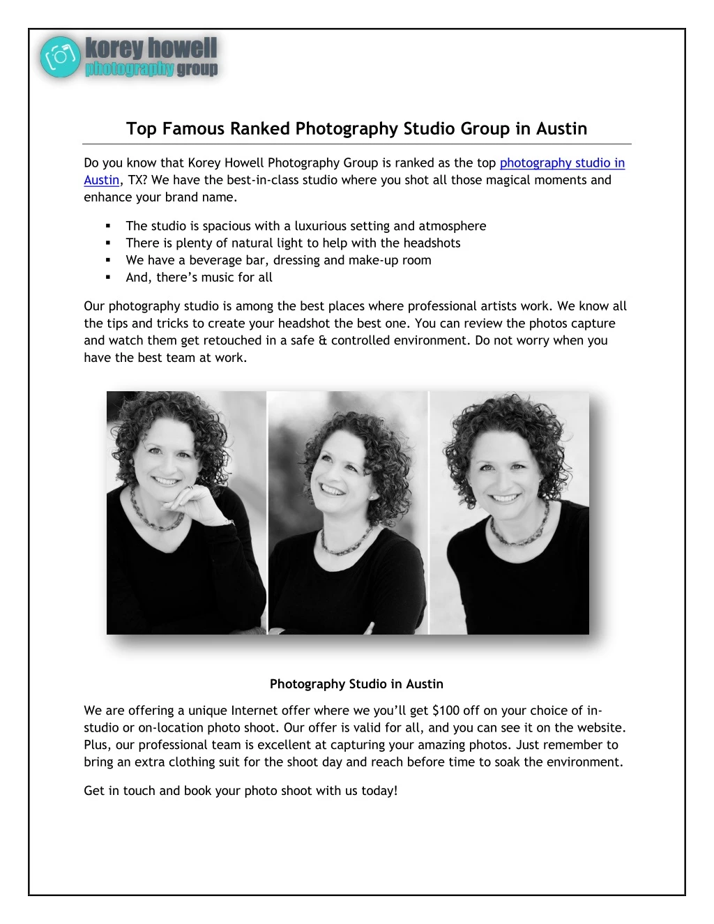 top famous ranked photography studio group