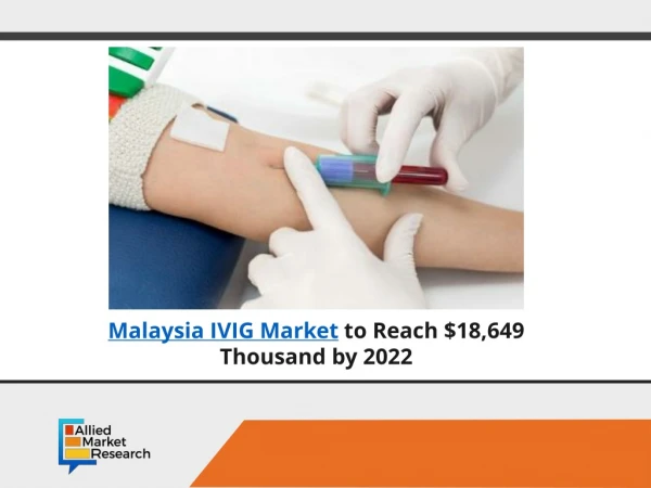 Malaysia IVIG Market worth $18,649 Thousand by 2022