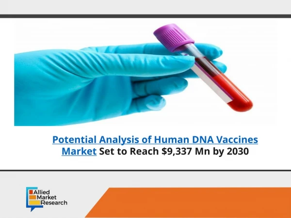 Potential analysis of human dna vaccines market to widen global growth by 2025