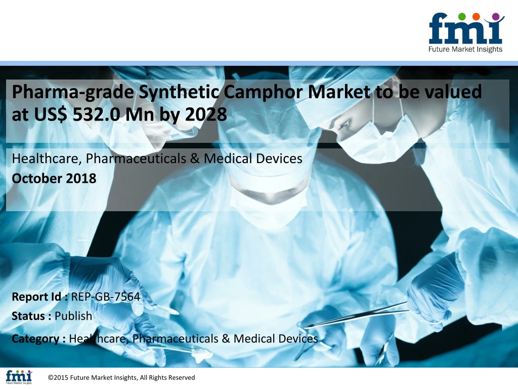 pharma grade synthetic camphor market