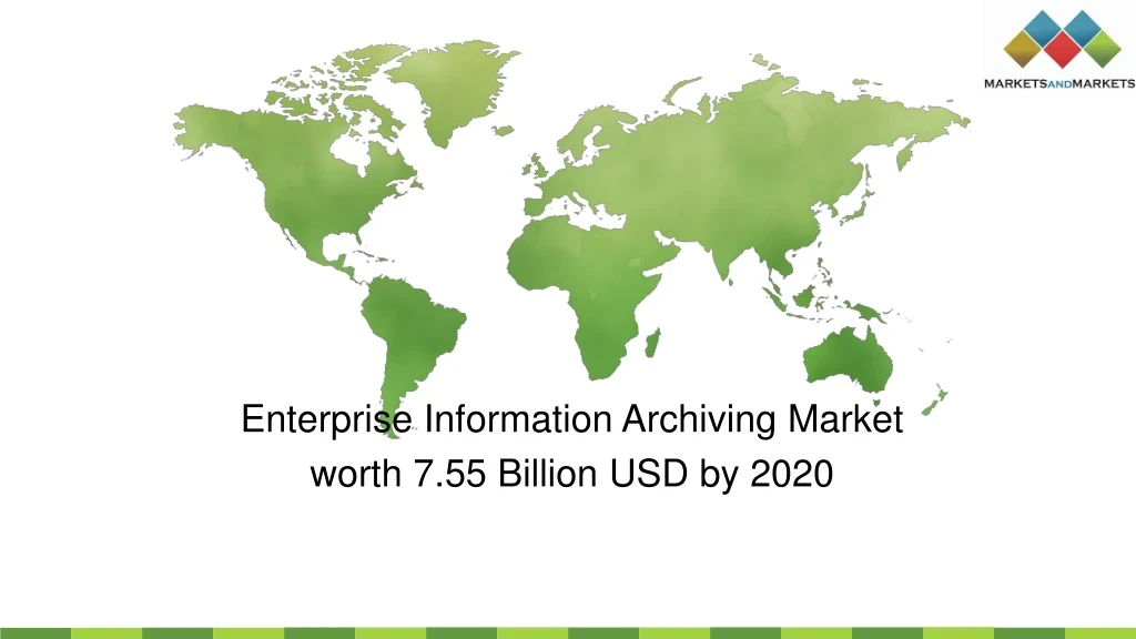 enterprise information archiving market worth