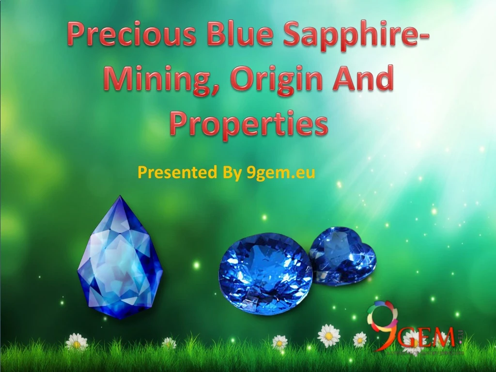 precious blue sapphire mining origin