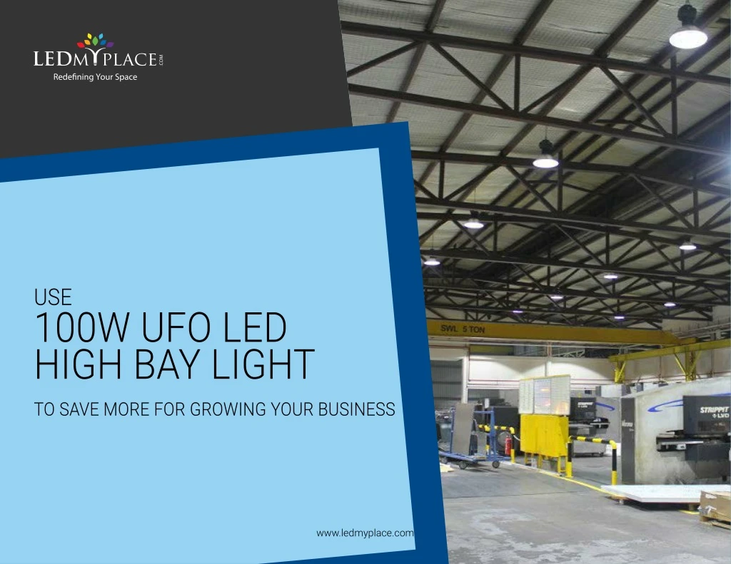 use 100w ufo led high bay light