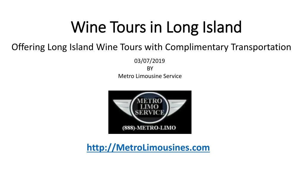 wine tours in long island