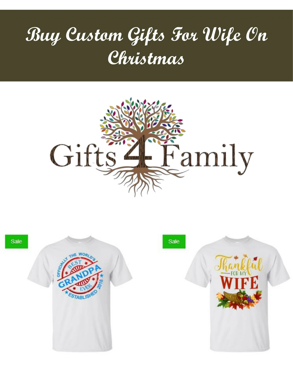buy custom gifts for wife on christmas