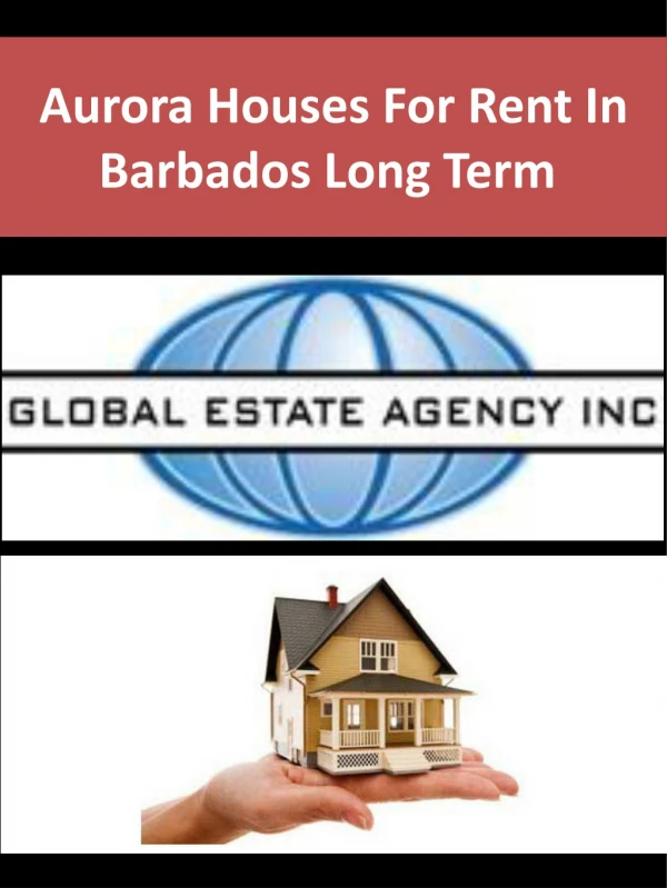 Aurora Houses For Rent In Barbados Long Term
