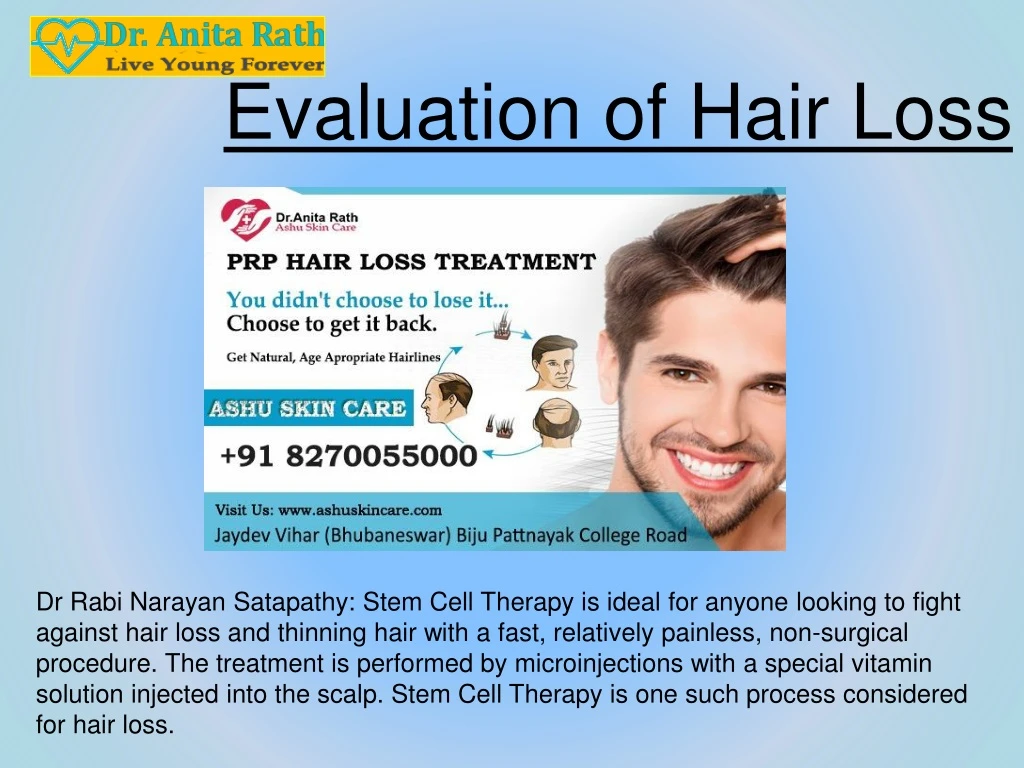 evaluation of hair loss