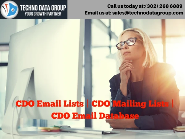 CDO Email Lists | CDO Mailing Lists | CDO Email Database in usa