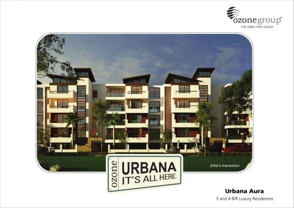 Flats for sale in north Bangalore - Ozone Urbana Aqua