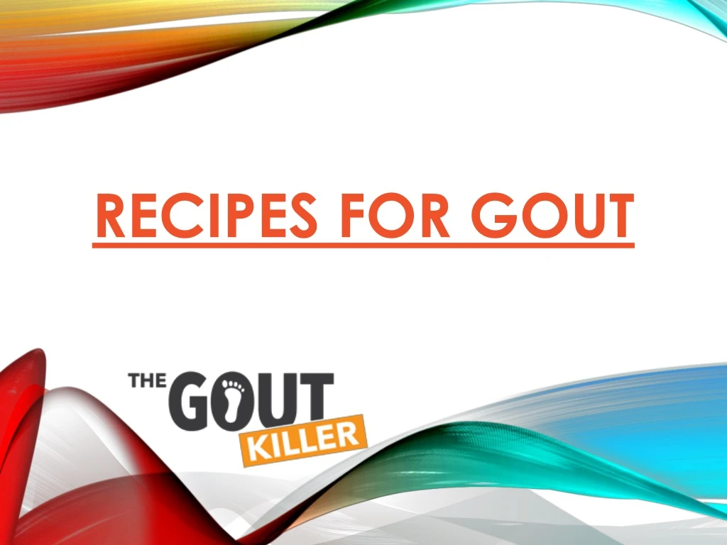 recipes for gout