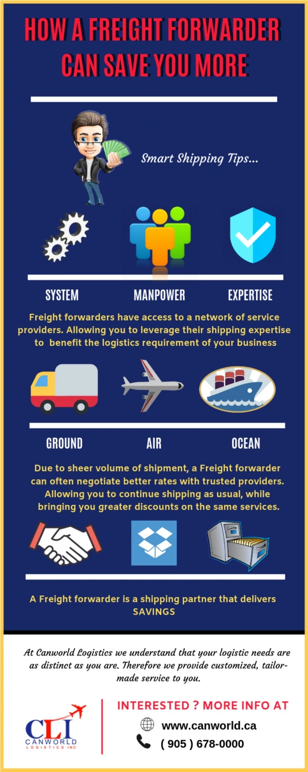 How a Freight Forwarder Can Save You More