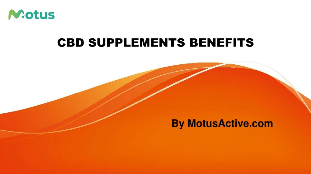 cbd supplements benefits