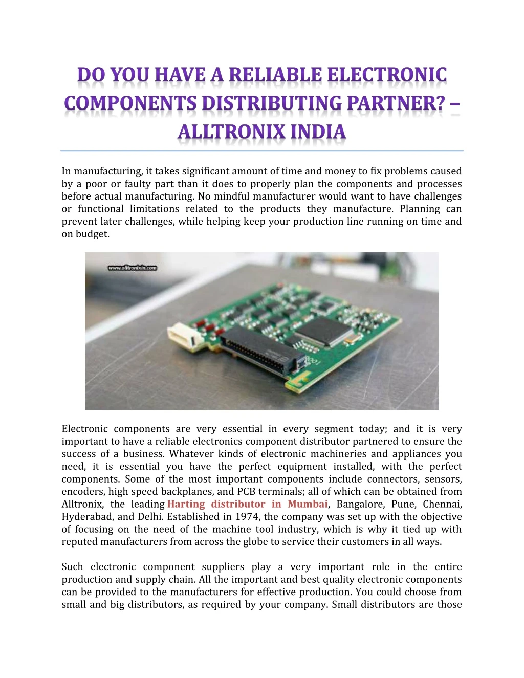 in manufacturing it takes significant amount