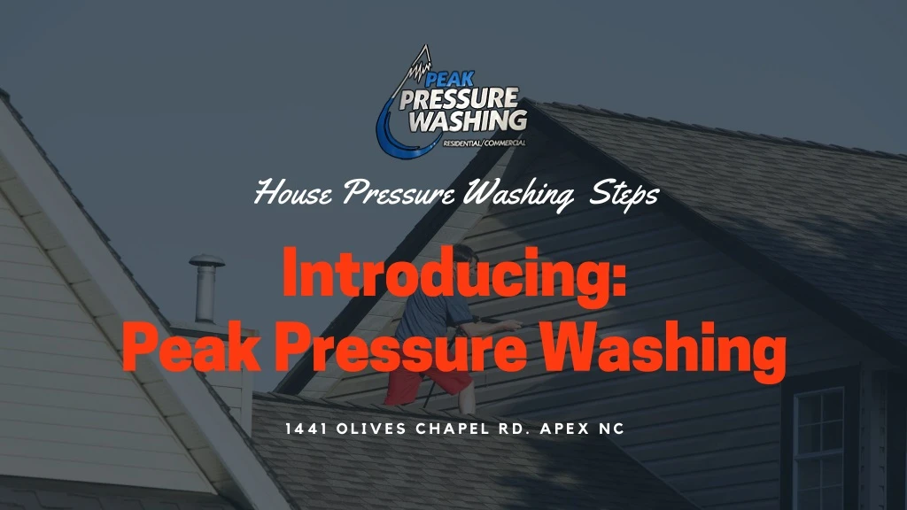 house pressure washing steps