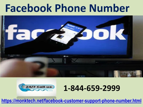 Get the Absolute Solution through Facebook Phone Number 1-844-659-2999