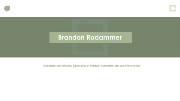 Brandon Rodammer - Experienced Professional From Orlando, Florida