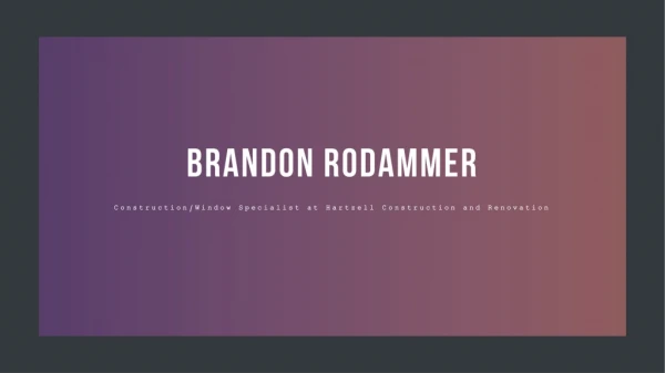 Brandon Rodammer - Former Technical Recruiter at Aerotek
