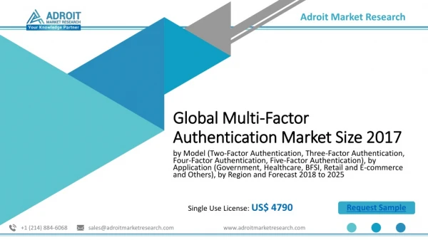 Global Multi Factor Authentication Market New Study of Trend and Forecast Report 2019-2025
