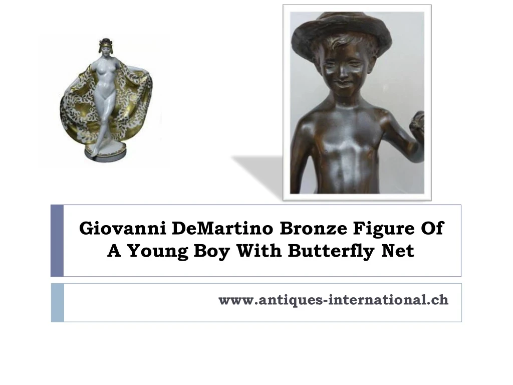 giovanni demartino bronze figure of a young