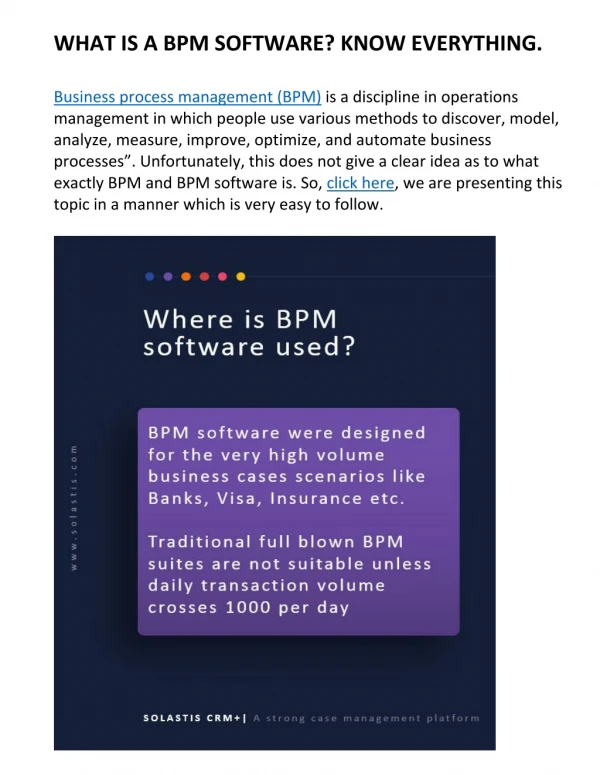 What is BPM?