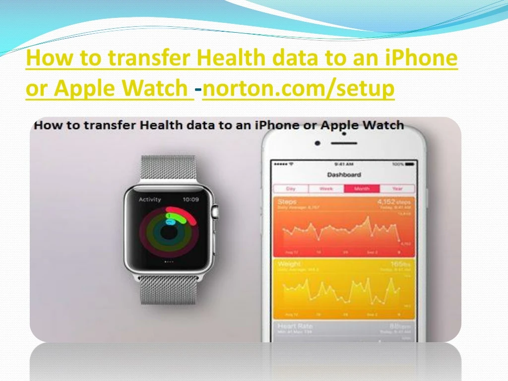 how to transfer health data to an iphone or apple watch norton com setup