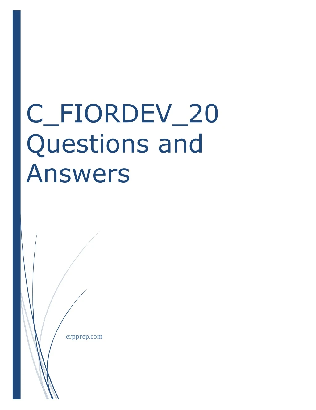 c fiordev 20 questions and answers
